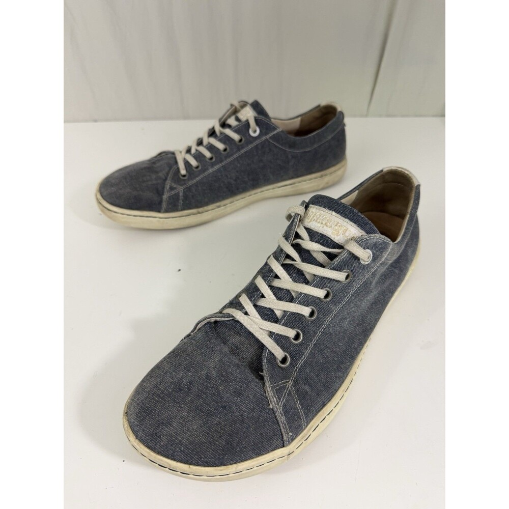 Birkenstock Arran Grey Denim Sneaker Core Aesthetic Mens Sz 45 US 12-12.5 Narrow